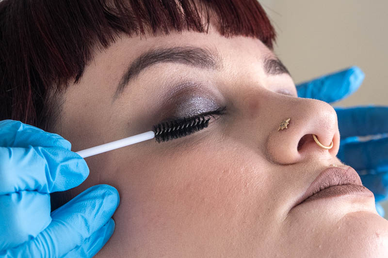 Lash lift beauty treatment